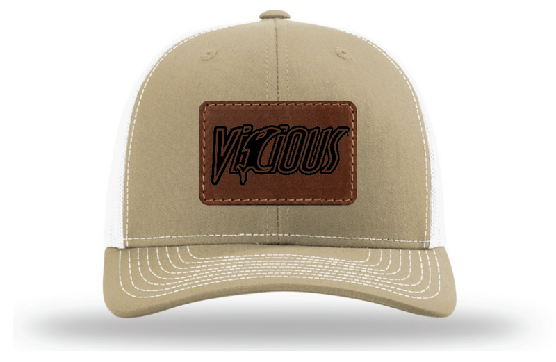 Load image into Gallery viewer, Vicious Logo - Khaki/White
