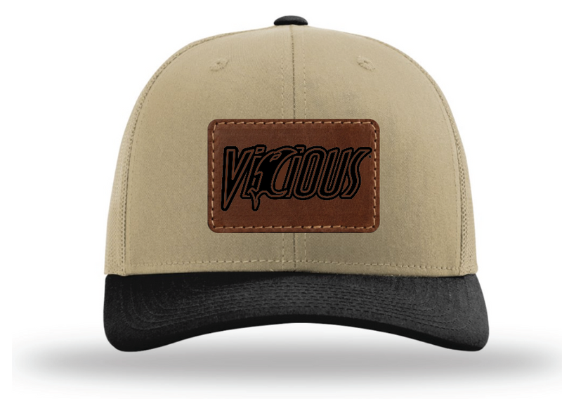 Load image into Gallery viewer, Vicious Logo - Khaki/Black
