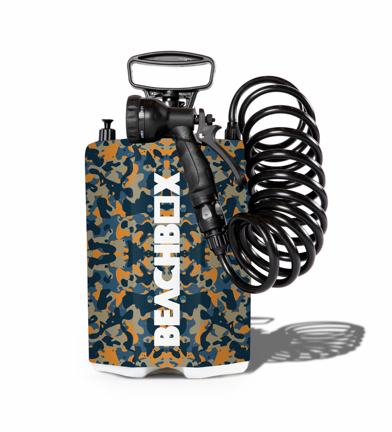 Load image into Gallery viewer, BeachBox Portable Shower Tank - &#39;Camo&#39;
