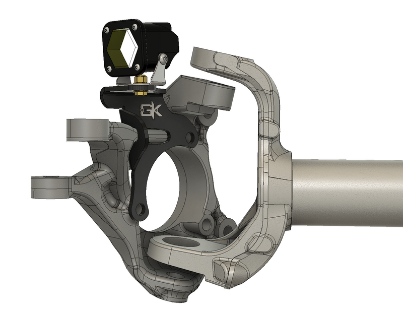 Load image into Gallery viewer, Jeep JK Steerable Knuckle Pod Light Mounts (2007-2018 Wrangler)
