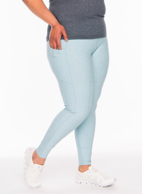 Load image into Gallery viewer, Seafoam Wander Pocket Yoga Pants
