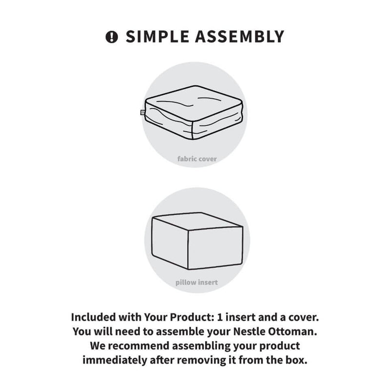 Load image into Gallery viewer, Nestle Loveseat Ottoman
