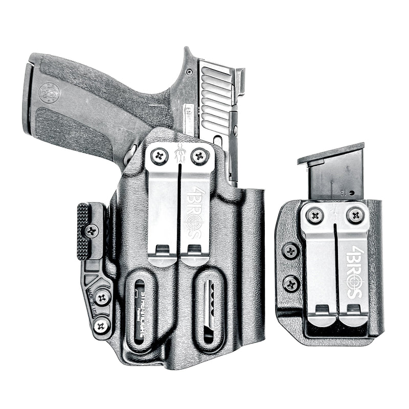 Load image into Gallery viewer, Smith &amp; Wesson M&amp;P Shield X &amp; TLR-7 Sub IWB Holster with Magazine Carrier Combo
