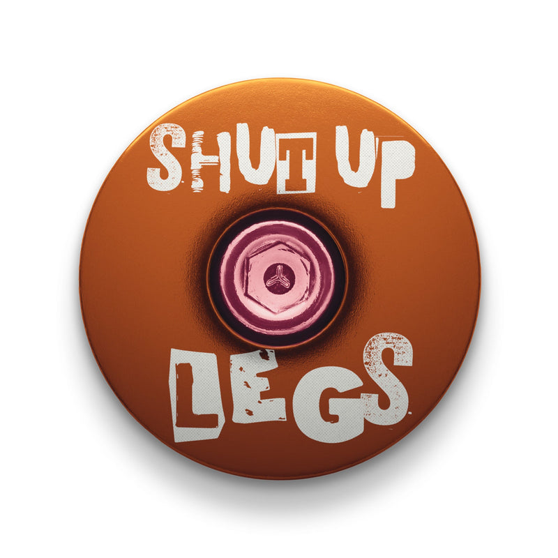Load image into Gallery viewer, Shut Up Legs! Custom Bicycle Headset Cap
