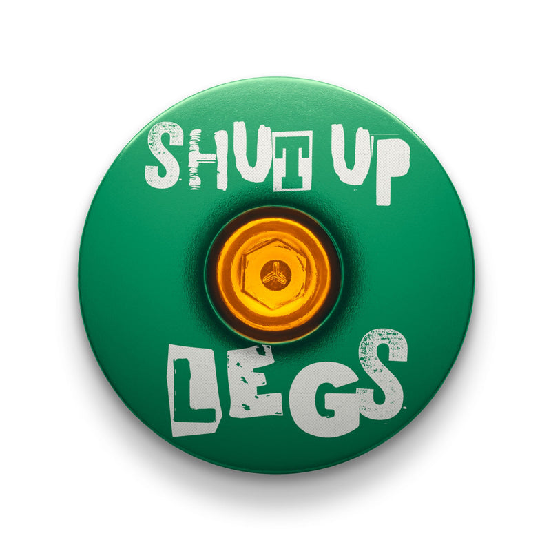 Load image into Gallery viewer, Shut Up Legs! Custom Bicycle Headset Cap
