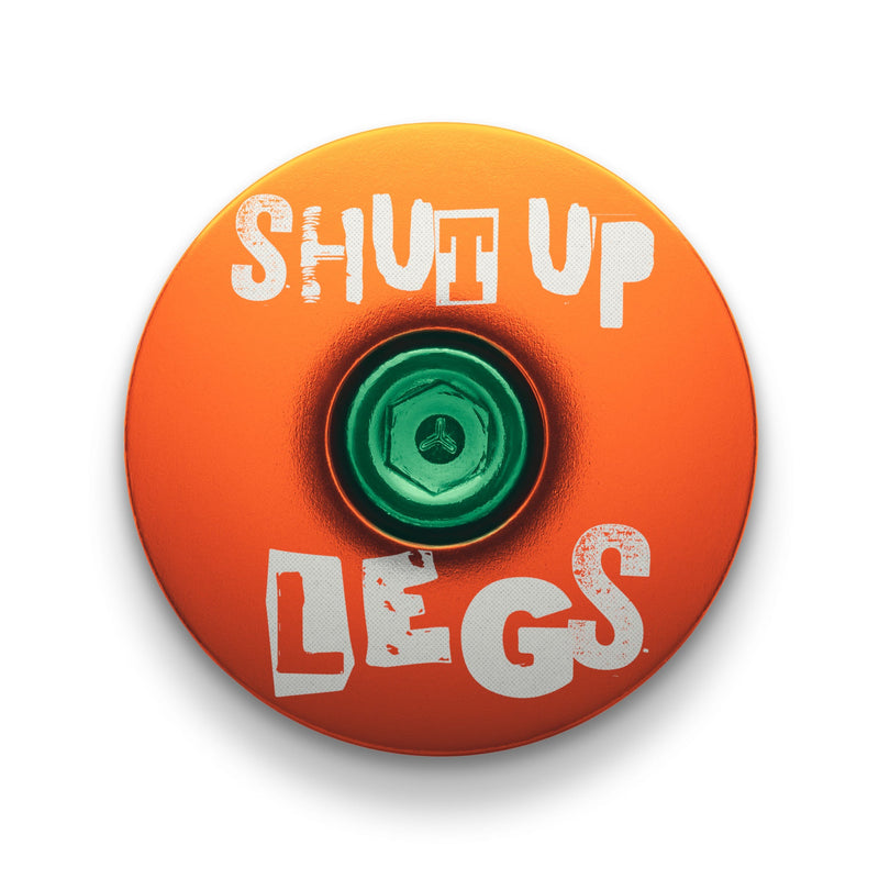 Load image into Gallery viewer, Shut Up Legs! Custom Bicycle Headset Cap

