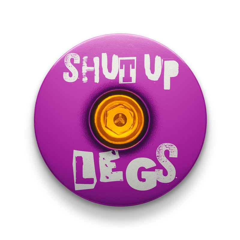 Load image into Gallery viewer, Shut Up Legs! Custom Bicycle Headset Cap
