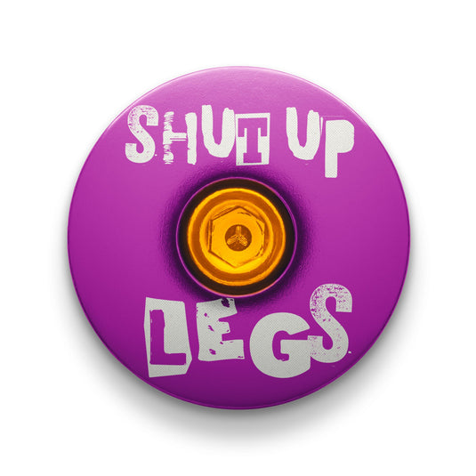 Shut Up Legs! Custom Bicycle Headset Cap