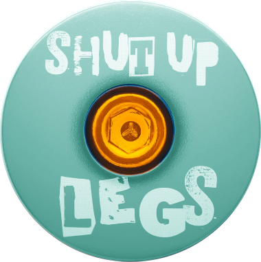 Load image into Gallery viewer, Shut Up Legs! Custom Bicycle Headset Cap
