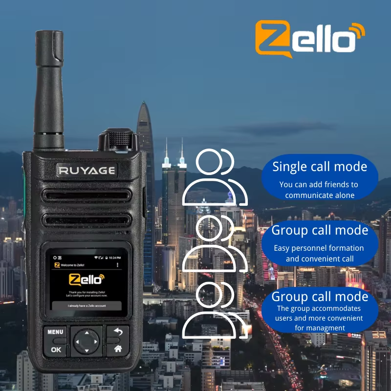 Load image into Gallery viewer, Ruyage ZL60 Zello Push-to-Talk 4G LTE Long Range PoC Radio
