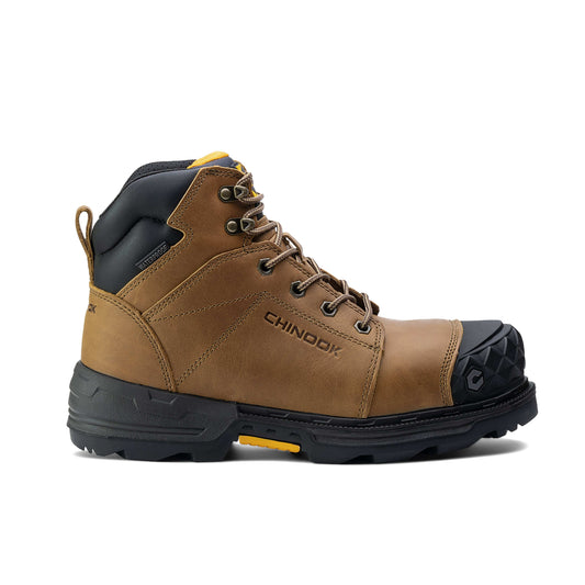 Maverick 6” Comp Toe Men’s Waterproof Work Boot - Wheat - Skoutley Outdoors LLC