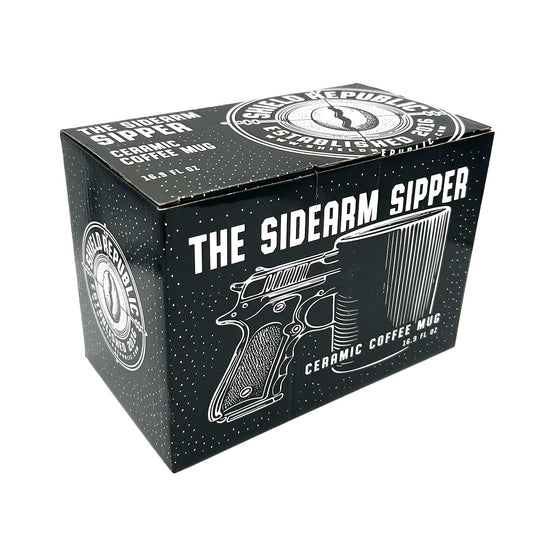 Coffee So Strong It's Got Recoil Sidearm Sipper
