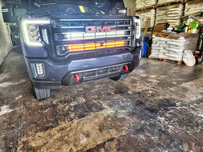 Load image into Gallery viewer, 2020+ GMC Sierra 2500/3500HD Dual 40s Light Bars
