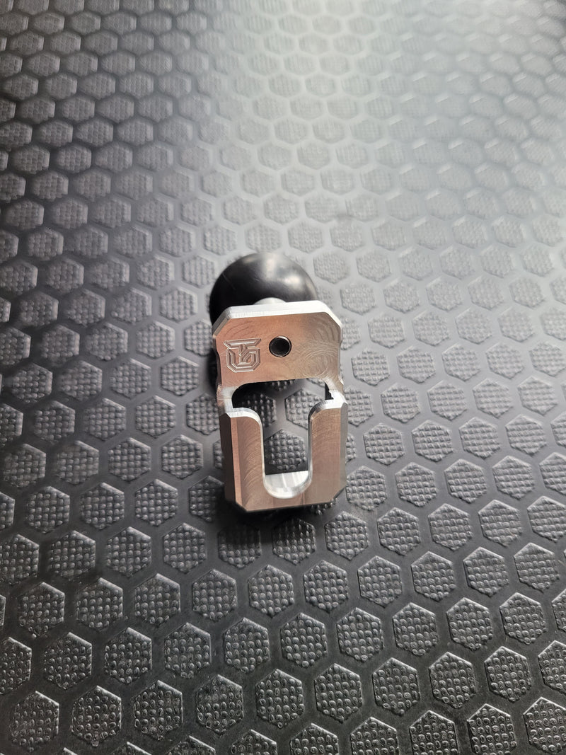 Load image into Gallery viewer, Radio Mic Mount with 1" Ball Adapter (Machined Aluminum)
