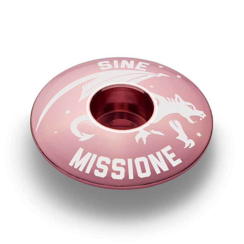 Load image into Gallery viewer, SINE MISSIONE - NO MERCY BICYCLE HEADSET CAP
