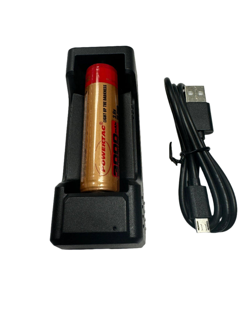 Load image into Gallery viewer, Powertac Single Bay USB Charger (18650)
