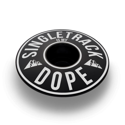 Singletrack Is My Dope Bicycle Headset Cap