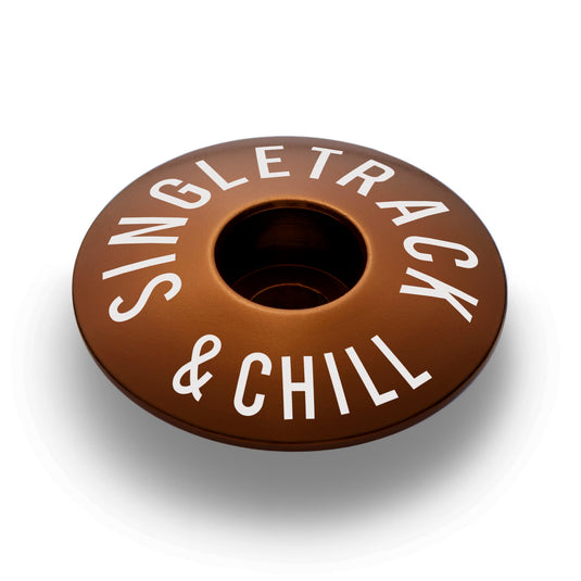 Singletrack & Chill Bicycle Headset Cap