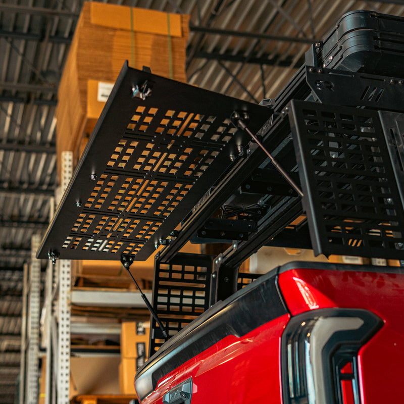 Load image into Gallery viewer, Overland Bed Rack Rear Hatch With Gas Struts for 2005+ Toyota Tacoma
