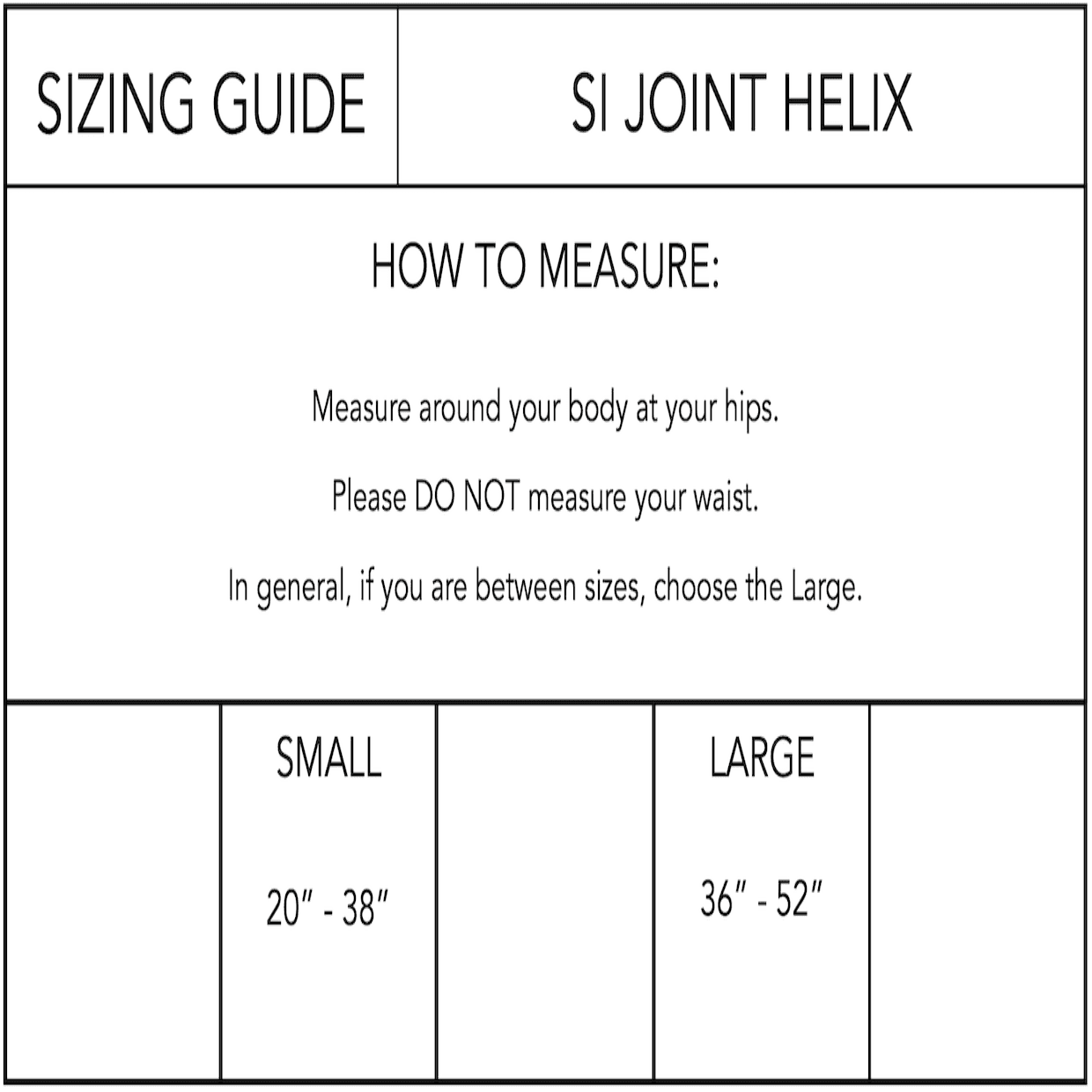 Adjustable SI (Sacroiliac) Joint Helix - Skoutley Outdoors LLC