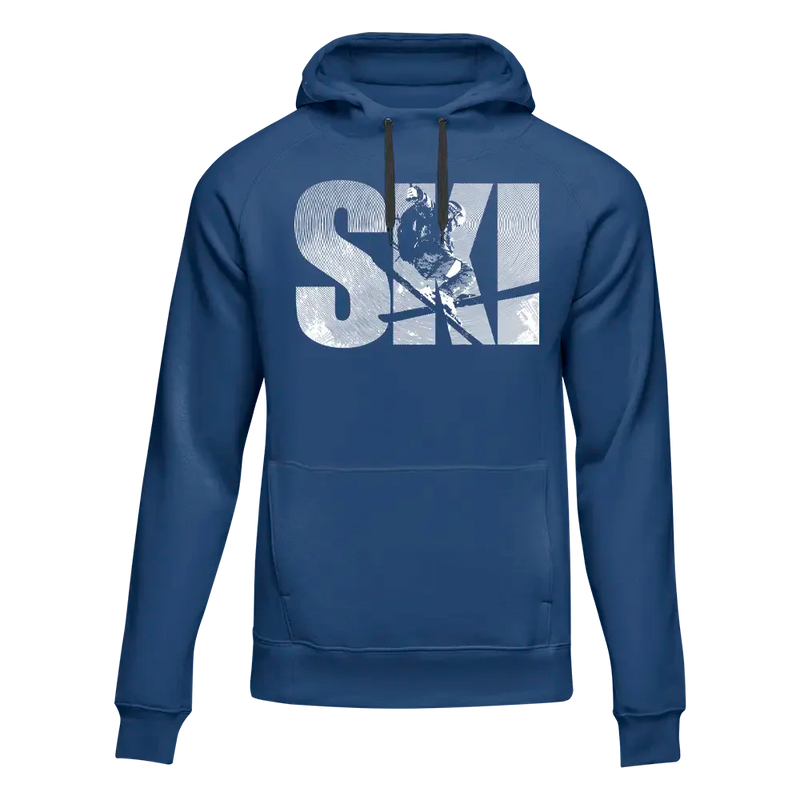 Load image into Gallery viewer, Ski Adult Fleece Hooded Sweatshirt

