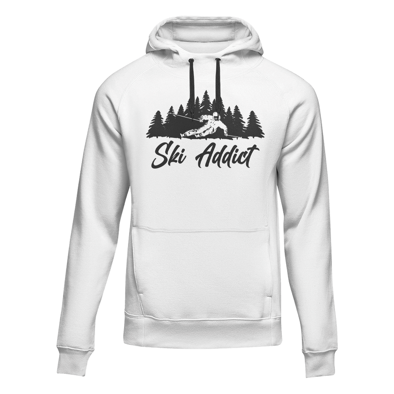 Load image into Gallery viewer, Ski Addict Adult Fleece Hooded Sweatshirt
