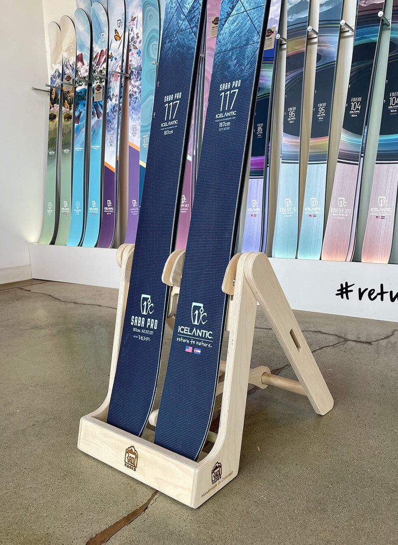 Load image into Gallery viewer, THE STASH ski display stand
