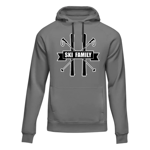 Ski Family Adult Fleece Hooded Sweatshirt