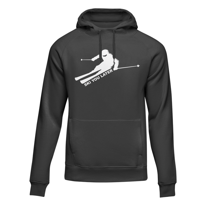 Load image into Gallery viewer, Ski You Later Adult Fleece Hooded Sweatshirt
