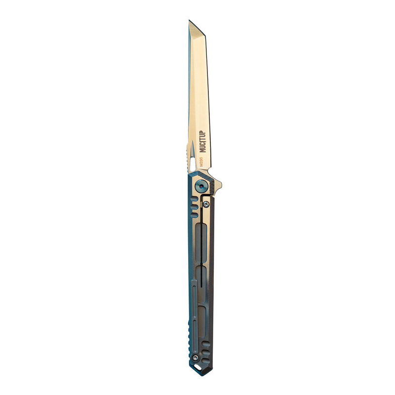Load image into Gallery viewer, Luxury Folding Knife, M390 Steel Blade, Titanium Handle, Smooth EDC Flipper, 8.35"
