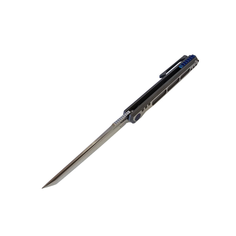 Load image into Gallery viewer, Luxury Folding Knife, M390 Steel Blade, Titanium Handle, Smooth EDC Flipper, 8.35"

