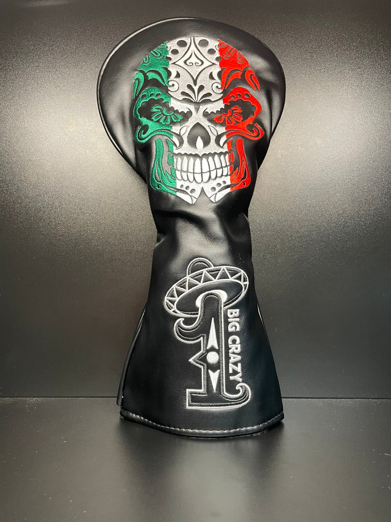 Load image into Gallery viewer, Crazy Skull Mexico Flag Headcover

