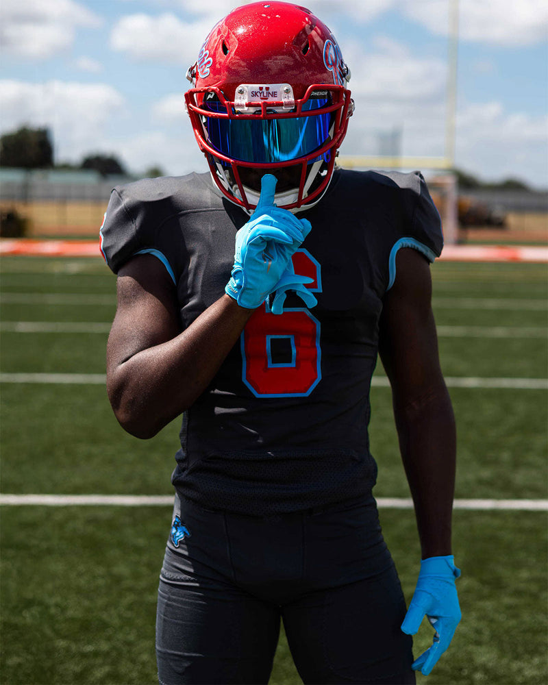 Load image into Gallery viewer, Phenom Elite VPS5 Youth Football Gloves - Team Colors
