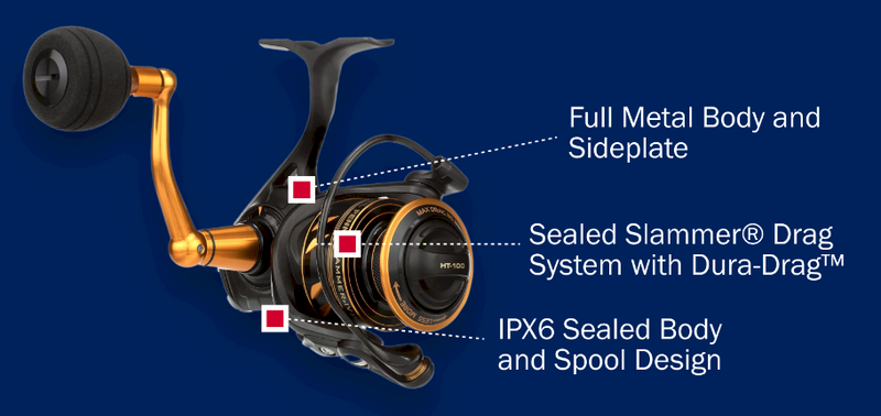 Load image into Gallery viewer, Penn Slammer IV Spinning Reels
