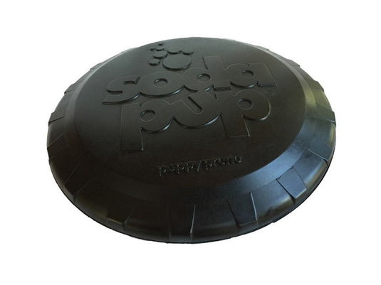 Magnum Bottle Top Flyer Rubber Frisbee for Heavy Chewers | Large | USA Made