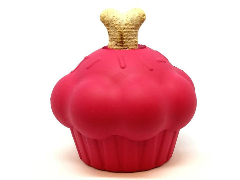 Load image into Gallery viewer, Cupcake eDispenser - Durable Rubber Chew Toy &amp; Treat Dispenser | USA Made
