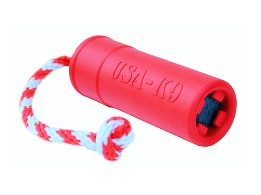 USA-K9 Firecracker Floating Training Dummy | K9 Handler Reward Toy | Red | USA Made
