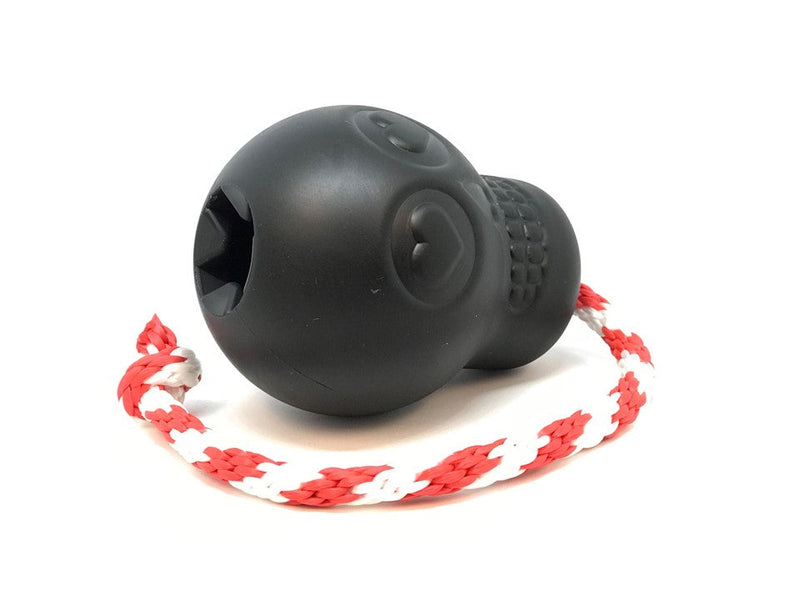 Load image into Gallery viewer, USA-K9 Magnum Skull - Black Magnum Rubber Chew Toy for Extreme Chewers | USA Made
