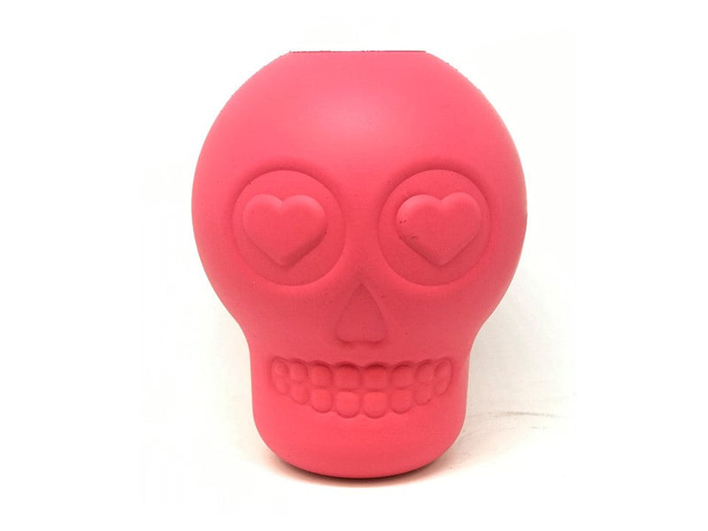 Load image into Gallery viewer, Sugar Skull Dog Chew Toy &amp; Treat Dispenser - USA Made | SodaPup
