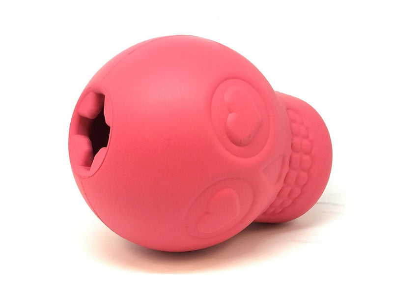 Load image into Gallery viewer, Sugar Skull Dog Chew Toy &amp; Treat Dispenser - USA Made | SodaPup
