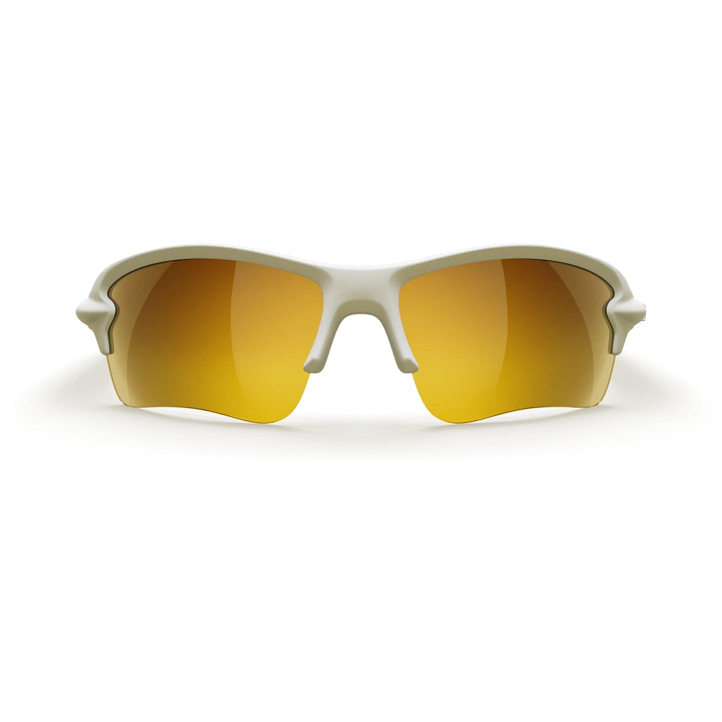 White Sling Blade Prescription Polarized Polycarbonate Sunglasses