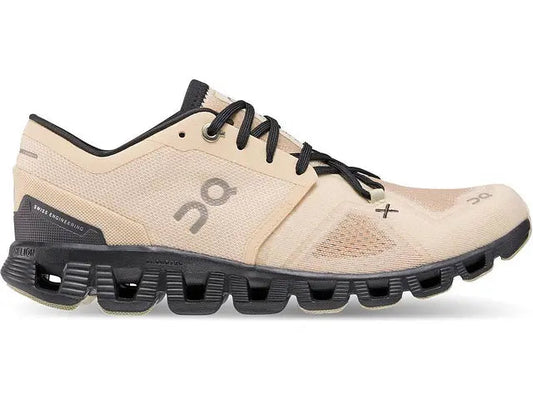 Women's On Cloud X 3, Fawn/Magnet, 7 B Medium - Skoutley Outdoors LLC