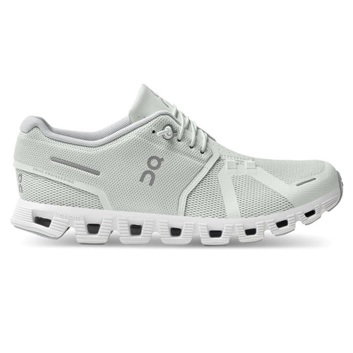 Women's On Cloud 5, Ice/White, 10 B Medium - Skoutley Outdoors LLC