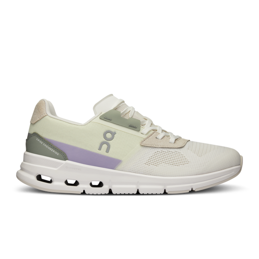 Women's On Cloudrift, Undyed-White/Wisteria, 9 B Medium - Skoutley Outdoors LLC