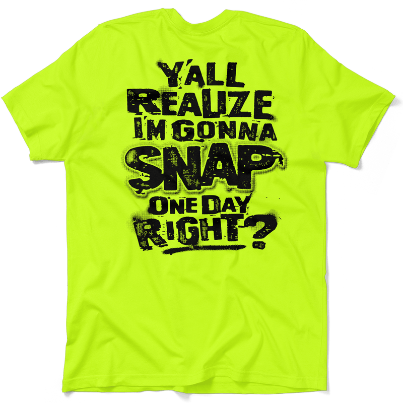 Load image into Gallery viewer, Snap - Safety Yellow T-Shirt
