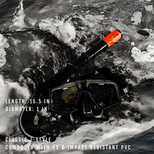 ATACLETE Low-Volume BUDS Twin Lens Dive Mask & Snorkel Combo