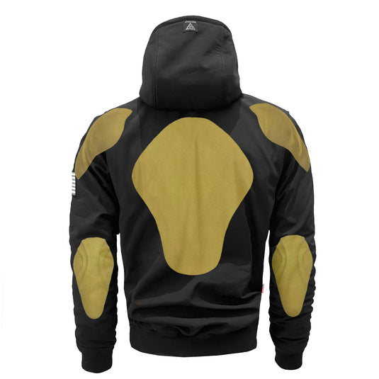 Protective SoftShell Unisex Hoodie - Black Matte