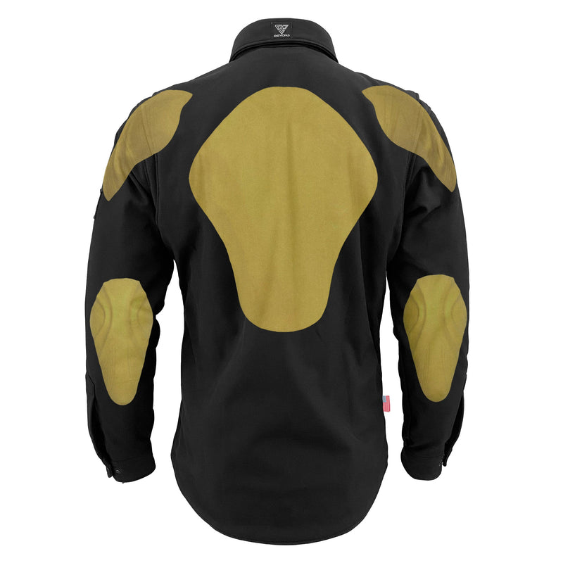 Load image into Gallery viewer, Protective SoftShell Winter Jacket for Men - Black Matte
