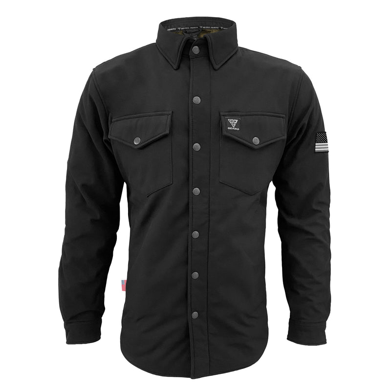 Load image into Gallery viewer, Protective SoftShell Winter Jacket for Men - Black Matte

