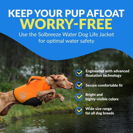 Water Dog Safety - Dog Life Jacket (5 colors)